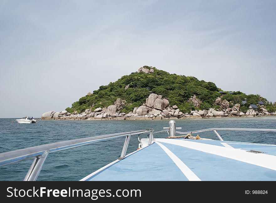 Rock formations on the coast of Nangyuan Island, Thailand. Rock formations on the coast of Nangyuan Island, Thailand