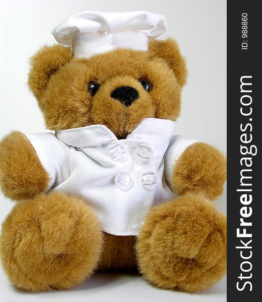 Teddy bear is the chef