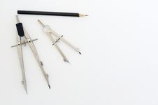 Drafting Instruments 3 Royalty Free Stock Photography