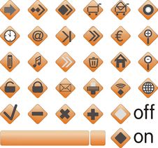Web Icons, Buttons Royalty Free Stock Photo Web Icons, Buttons Royalty Free Stock Photo
