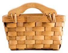 Wattled Basket Royalty Free Stock Photo Wattled Basket Royalty Free Stock Photo