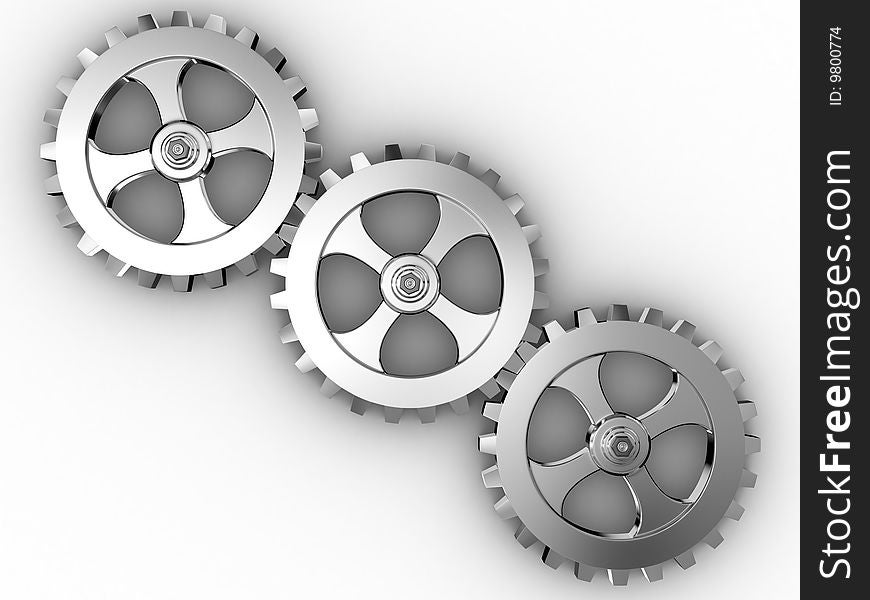 Gears of the some mechanism. Gears of the some mechanism...