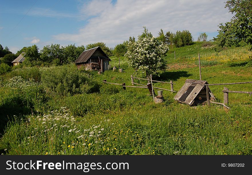 Country Shumiha, Pskov region, near Bardovo. Country Shumiha, Pskov region, near Bardovo