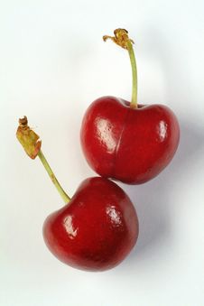 Red Cherries Royalty Free Stock Photography