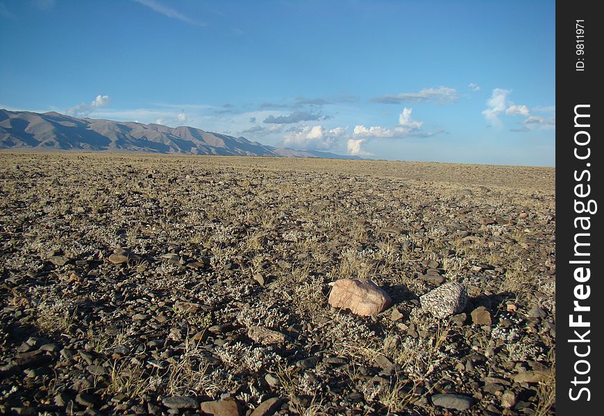 The sky below the Gobi Desert