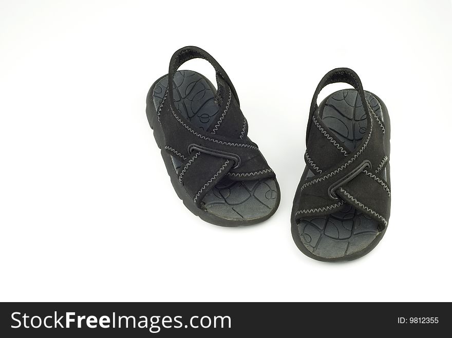 Infant Black Sandals for Boy