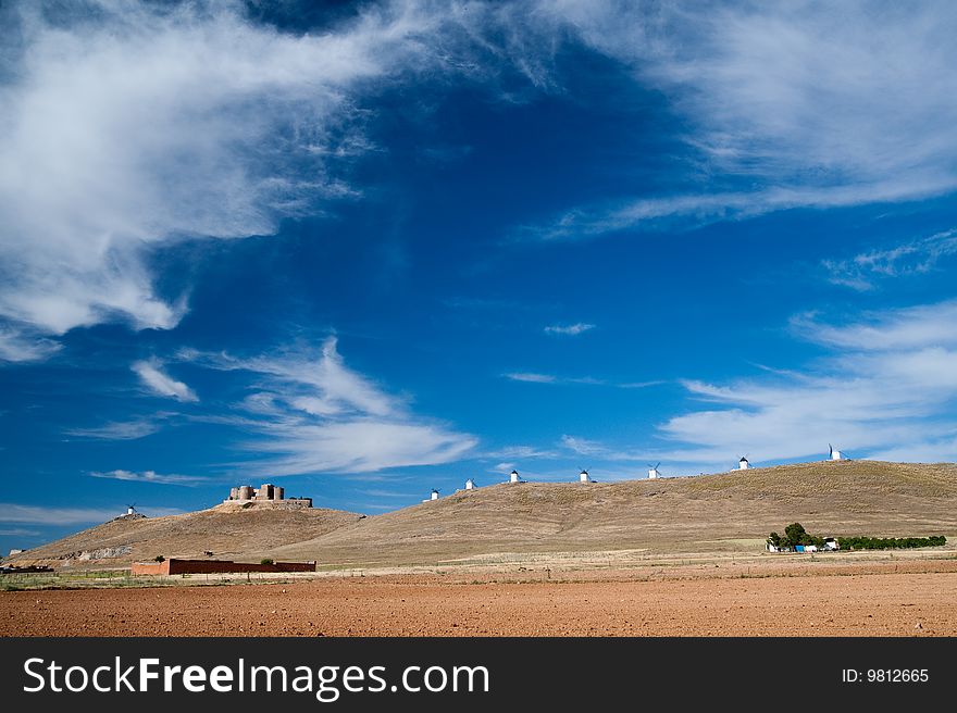 Flour Mills. Consuegra. La Mancha