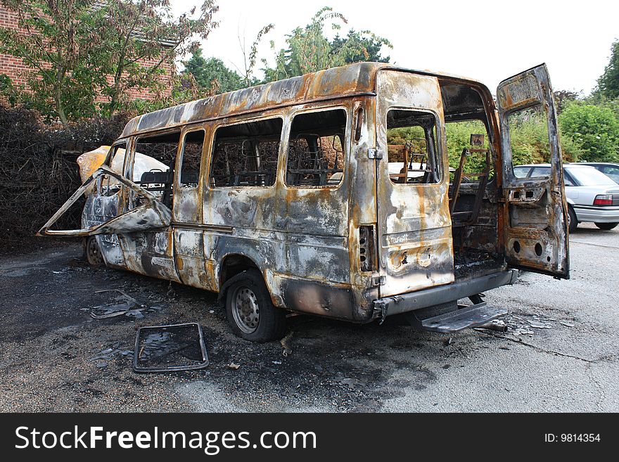 Vehicle set on fire by arsonists