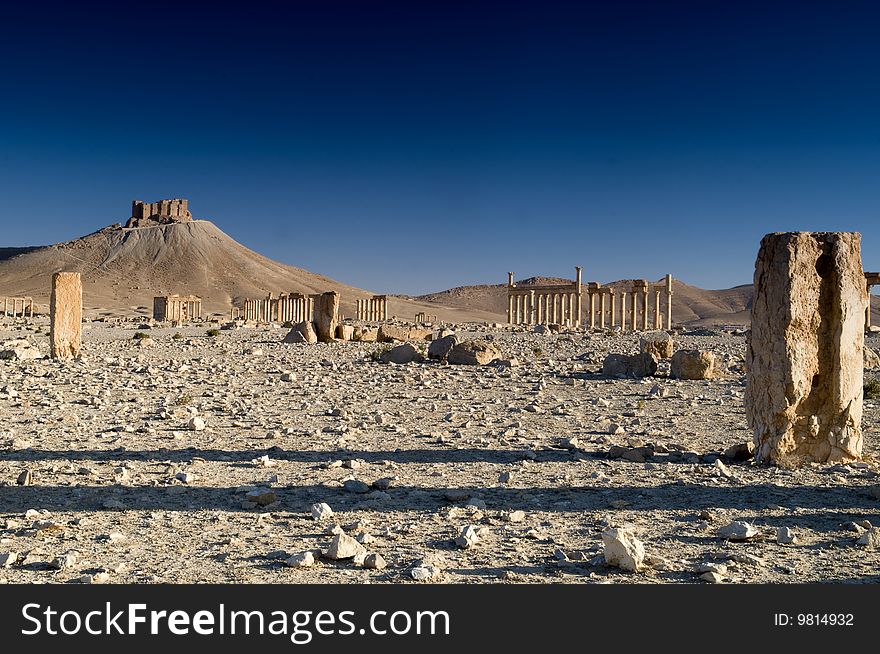 Ancient Palmyra ruins in Syria