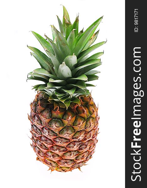 Pineapple on a white background