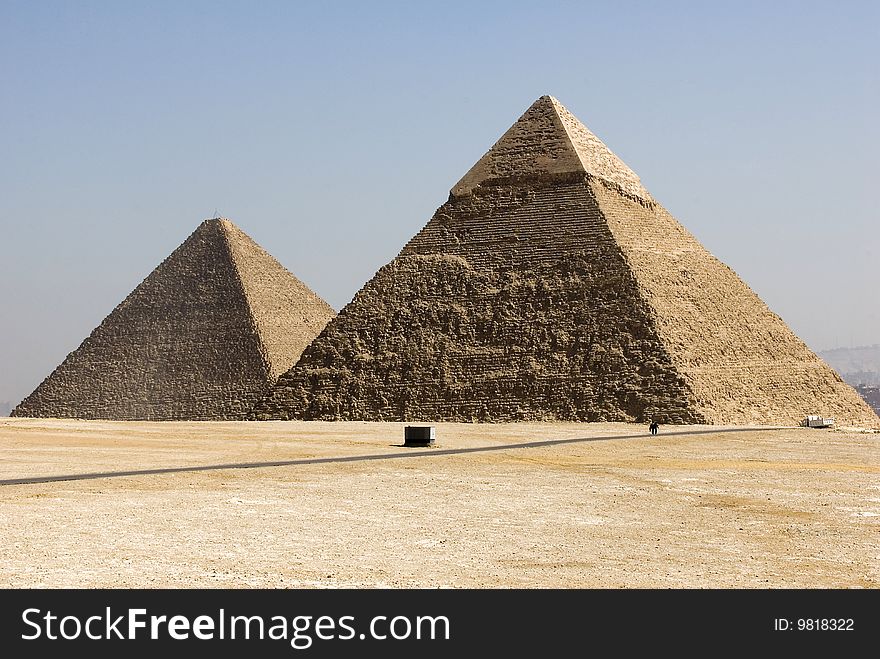 Two pyramids in egypt waiting to be explored