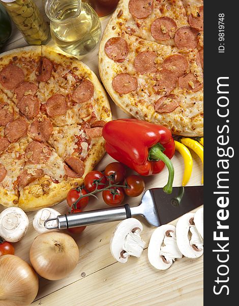 Pizza With Salami