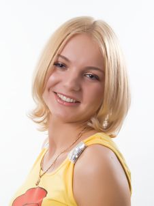Portrait Of Blond Girl Stock Images Portrait Of Blond Girl Stock Images