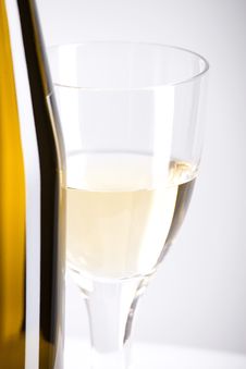 Wine Bottle And Glass Stock Photography Wine Bottle And Glass Stock Photography