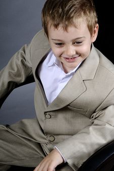 Young Manager Smiling Royalty Free Stock Photos