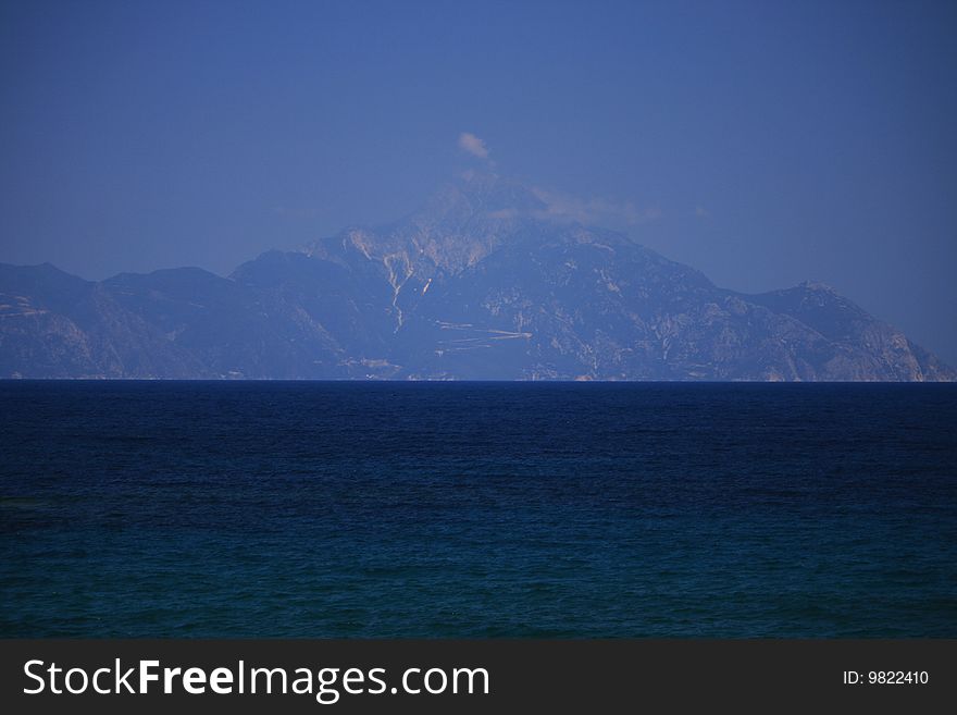 Beautiful sea landscape in greece. Beautiful sea landscape in greece