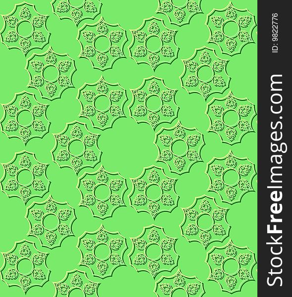 Vector illustration of Seamless Ornament Pattern