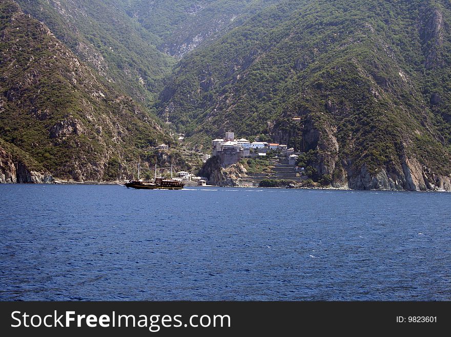 Holy monastery of athos, greece. Holy monastery of athos, greece