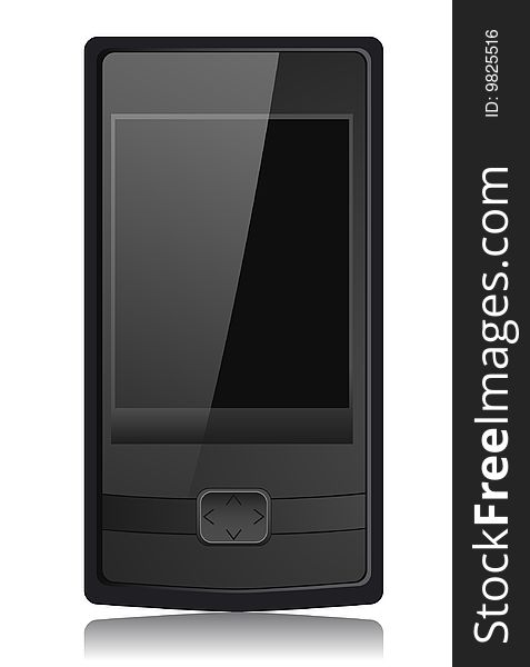 The smart phone. A vector. Without mesh.