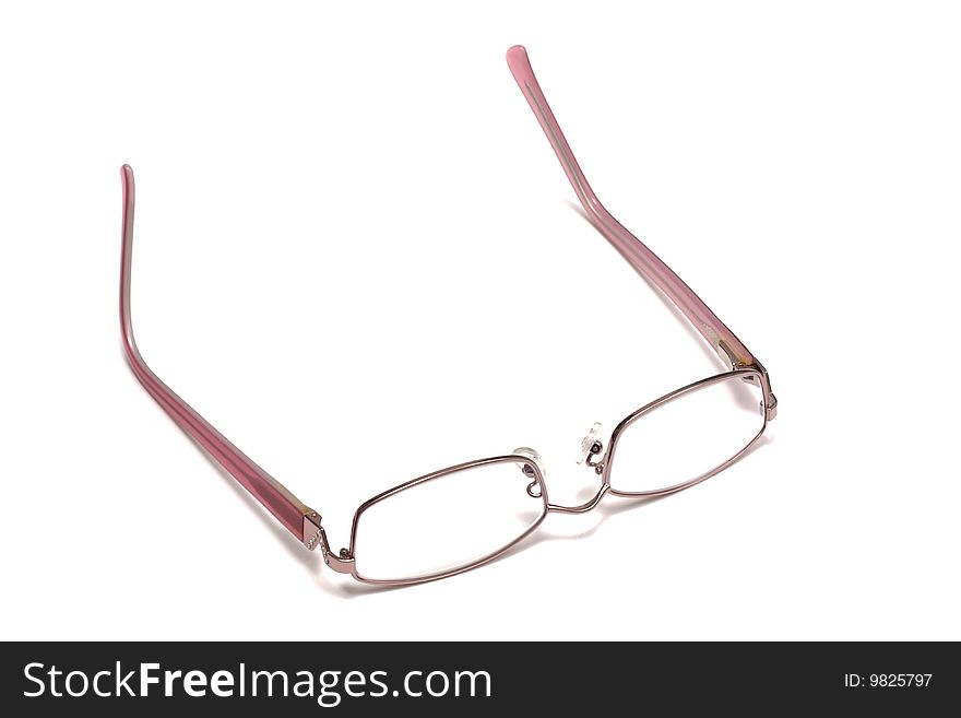 Glasses isolated on white background