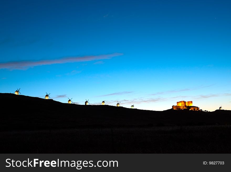 Flour Mills. Consuegra. La Mancha