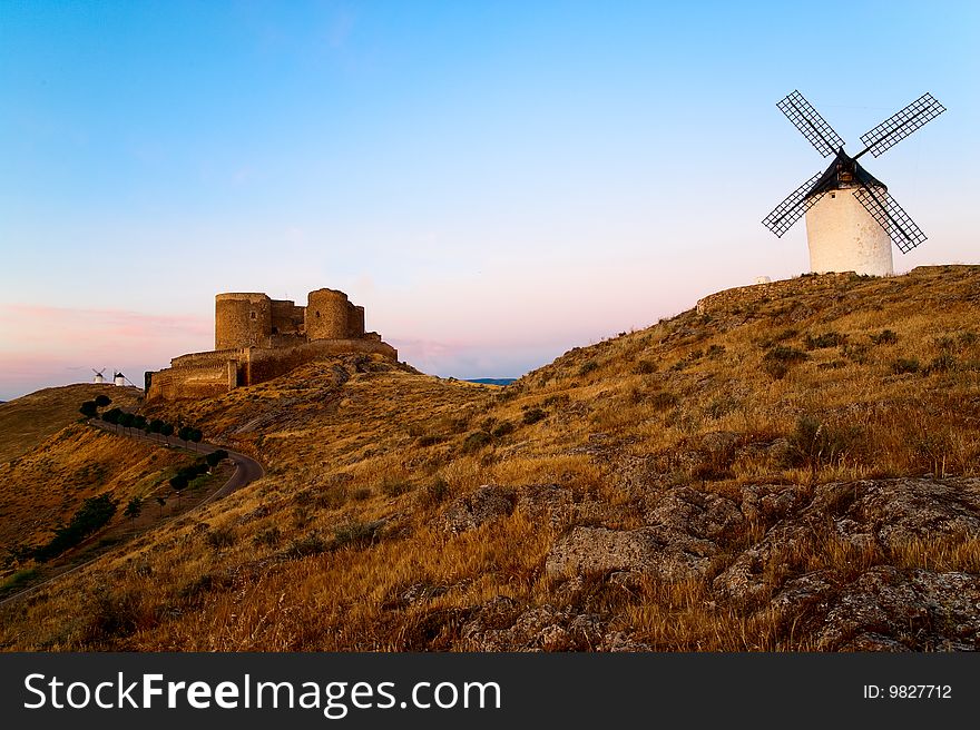 Flour Mills. Consuegra. La Mancha