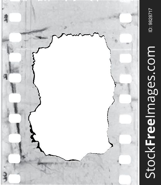 The vector film with hole