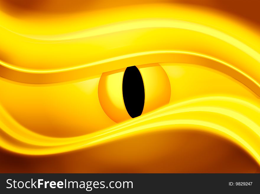 Curved lines abstract background, eye. Curved lines abstract background, eye