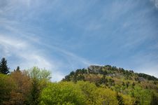 Mountains In North Carolina, USA Royalty Free Stock Photos
