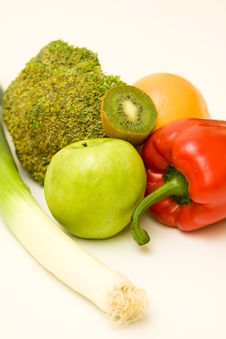 Fruits And Vegetables Royalty Free Stock Image