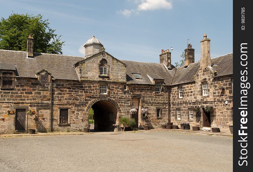 The stableyard at Pollok House, Glasgow