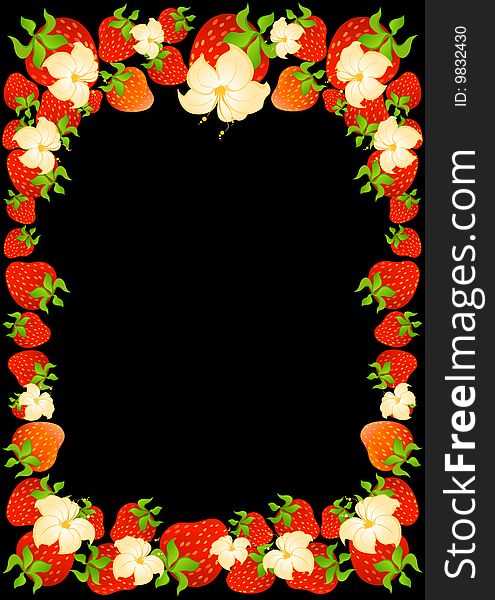 Beautiful bright background from tropical berries. Beautiful bright background from tropical berries