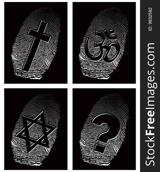 Black Fingerprint And Official Religion