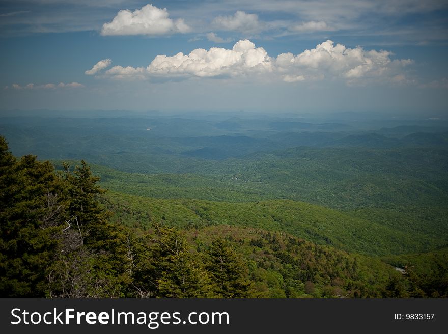 Mountains in North Carolina, USA