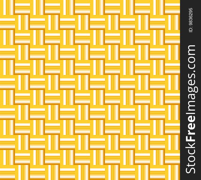 Weaved texture from yellow rectangles. Vector illustration. Weaved texture from yellow rectangles. Vector illustration.