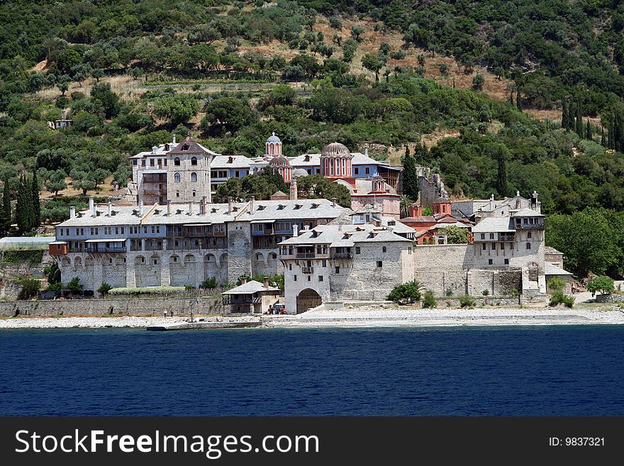 Holy monastery of athos in greece. Holy monastery of athos in greece