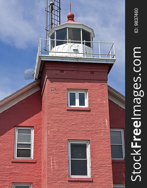 Marquette Harbor Lighthouse in Michigan