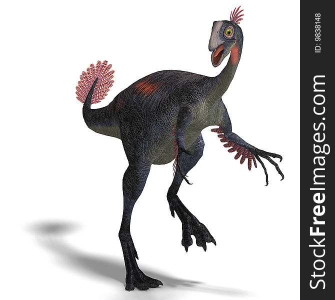 Giant dinosaur gigantoraptor