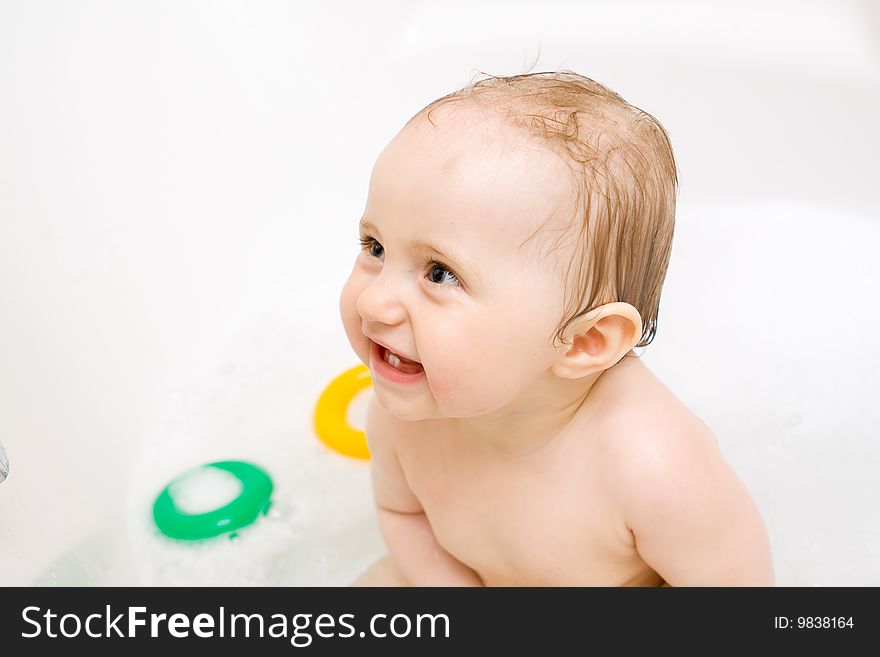 Baby In Bath