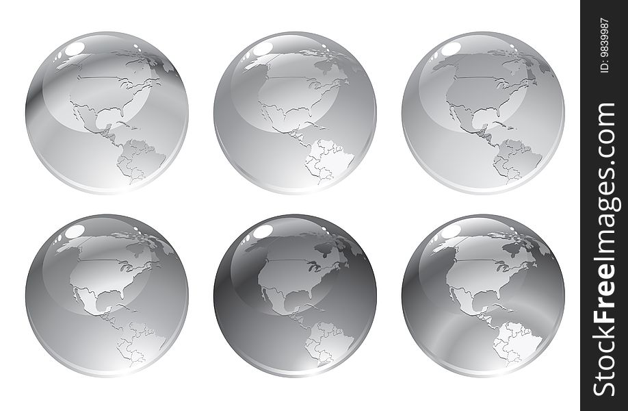 Globe icons