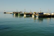 Fishing Boats In Harbour Royalty Free Stock Image Fishing Boats In Harbour Royalty Free Stock Image