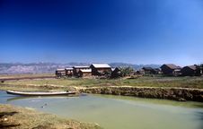 Village,Myanmar Royalty Free Stock Images Village,Myanmar Royalty Free Stock Images