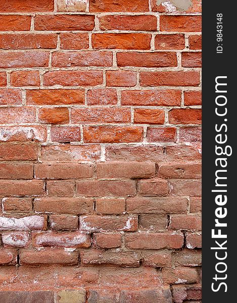 Obsolete brick wall texture pattern. Obsolete brick wall texture pattern