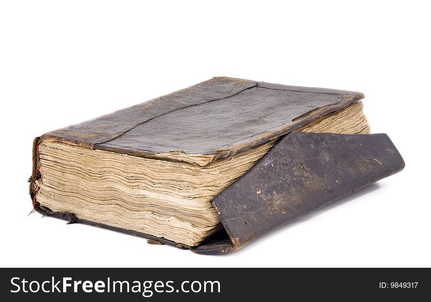 A old and battered book