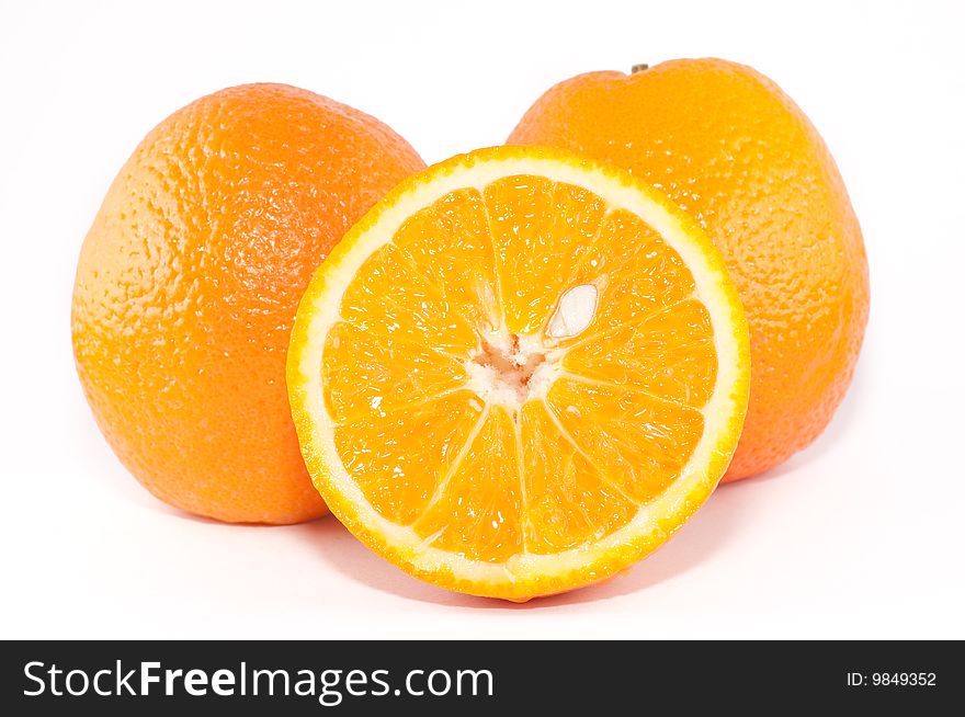 Small Group Of Oranges