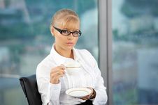 Morning Coffee At Office Stock Image Morning Coffee At Office Stock Image