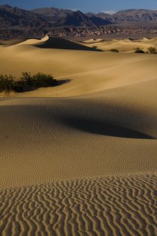 Death Valley, Sand Dunes Royalty Free Stock Photo Death Valley, Sand Dunes Royalty Free Stock Photo
