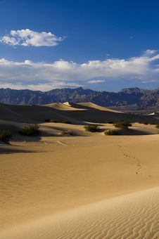 Death Valley, Sand Dunes Royalty Free Stock Images Death Valley, Sand Dunes Royalty Free Stock Images