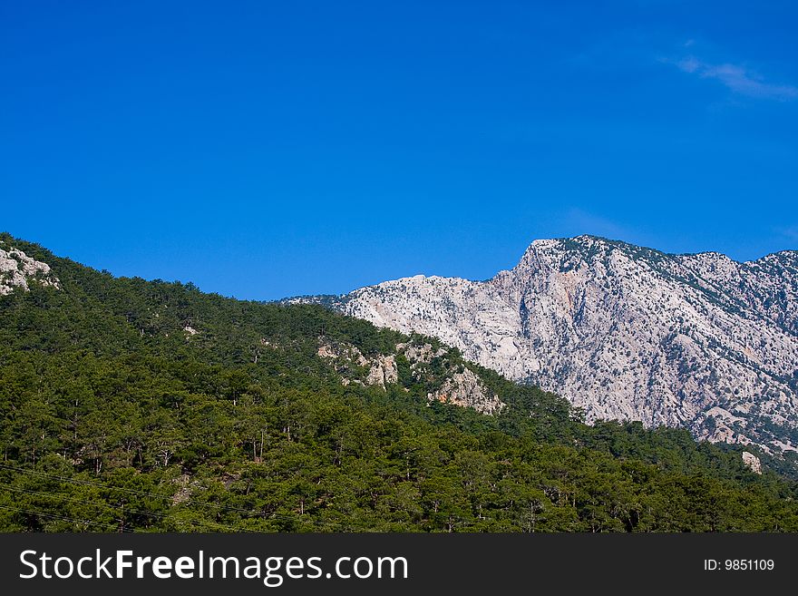 Mountain landscape with in Turkey. Mountain landscape with in Turkey
