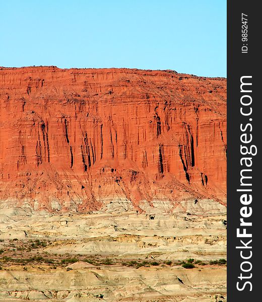Red rock in Ischigualasto National Park, Argentina